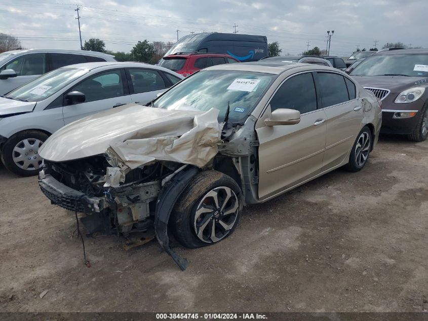 2016 HONDA ACCORD EX-L V-6 - 1HGCR3F09GA034455
