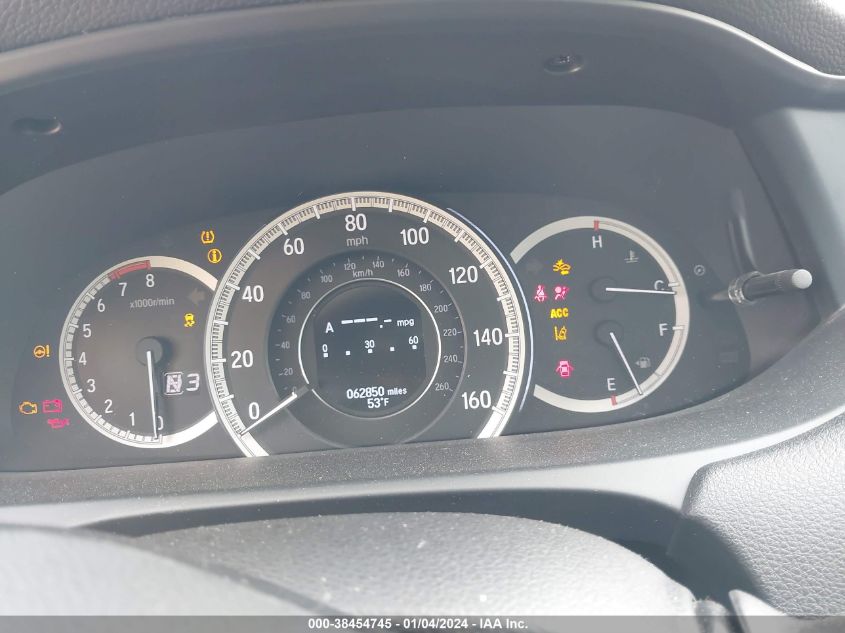2016 HONDA ACCORD EX-L V-6 - 1HGCR3F09GA034455