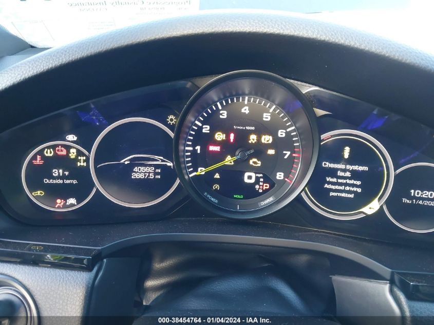 2020 PORSCHE CAYENNE E-HYBRID COUPE WP1BE2AYXLDA55030