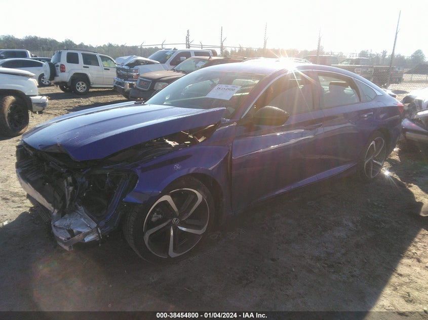 VIN 1HGCV1F46MA030801 2021 HONDA ACCORD SPORT SE