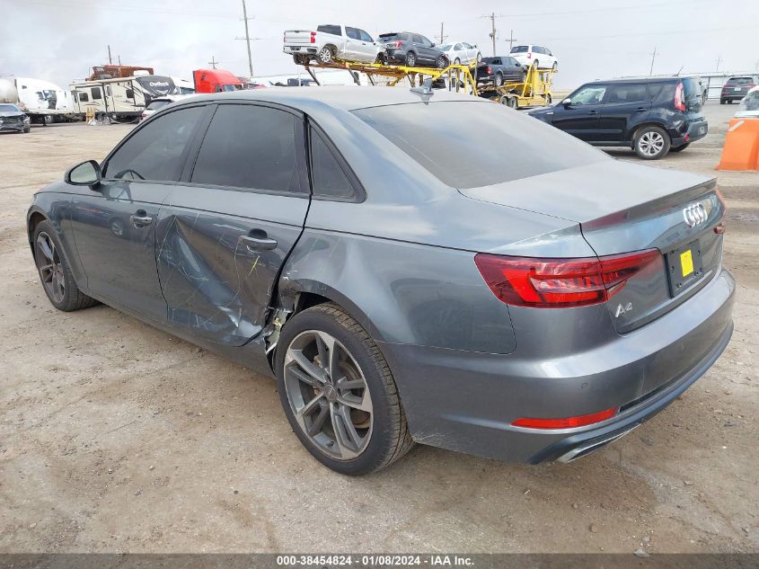 2019 AUDI A4 PREMIUM/TITANIUM - WAUGMAF41KN016570