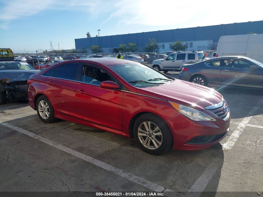 2014 HYUNDAI SONATA GLS - 5NPEB4AC4EH846996