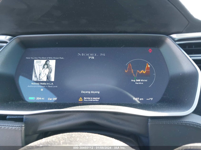 VIN 5YJSA1E19HF209649 2017 TESLA MODEL S 60/75