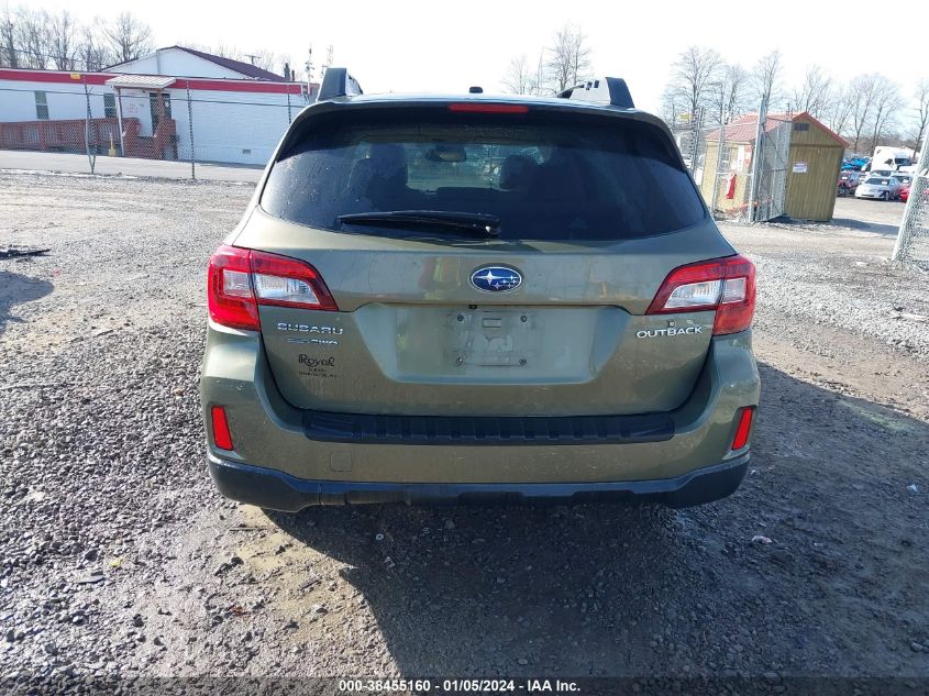 2015 SUBARU OUTBACK 2.5I PREMIUM - 4S4BSBHC6F3358901