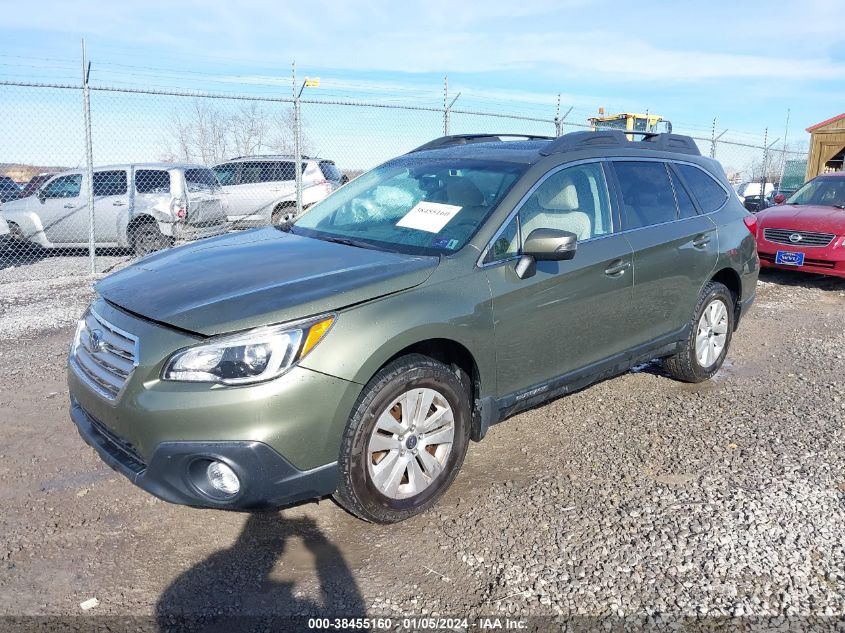 2015 SUBARU OUTBACK 2.5I PREMIUM - 4S4BSBHC6F3358901