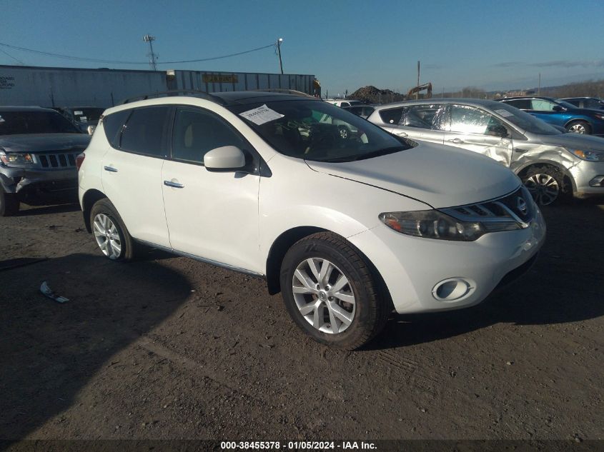 Lot #2539232095 2013 NISSAN MURANO SL salvage car