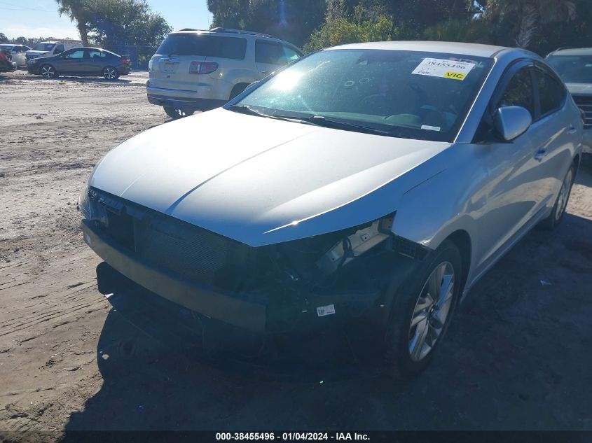 2019 HYUNDAI ELANTRA SEL - 5NPD84LF2KH461689