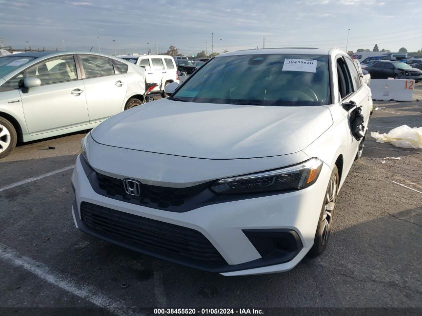 2022 HONDA CIVIC EXL - 19XFL1H72NE005434