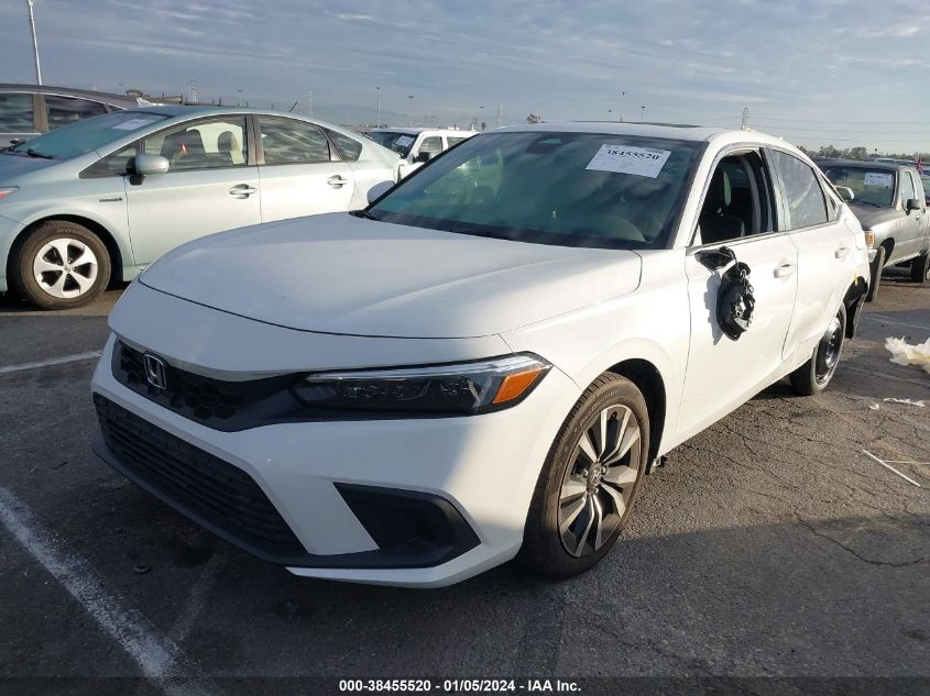 2022 HONDA CIVIC EXL - 19XFL1H72NE005434
