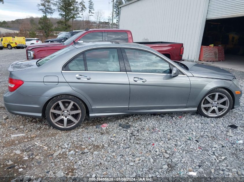 2013 MERCEDES-BENZ C 350 SPORT - WDDGF5HB7DR249046