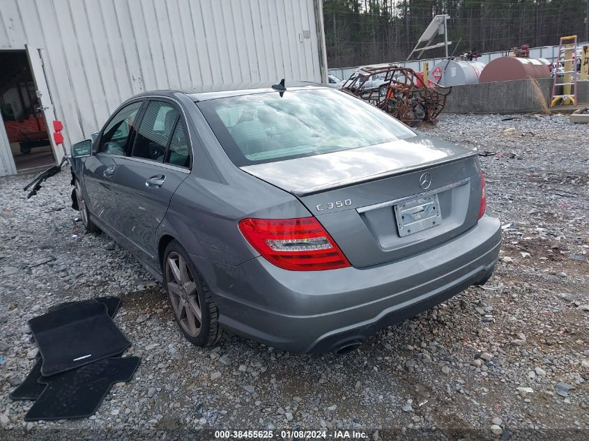 2013 MERCEDES-BENZ C 350 SPORT - WDDGF5HB7DR249046