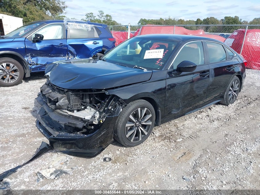 VIN JHMFE1F72NX001007 2022 HONDA CIVIC EX