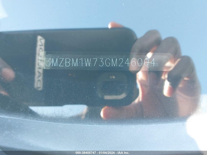 2016 MAZDA MAZDA3 I TOURING - 3MZBM1W73GM246004