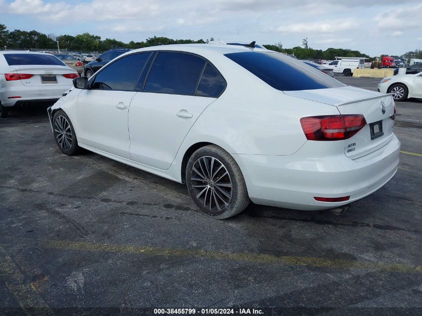 2016 VOLKSWAGEN JETTA SPORT - 3VWD17AJ9GM412128