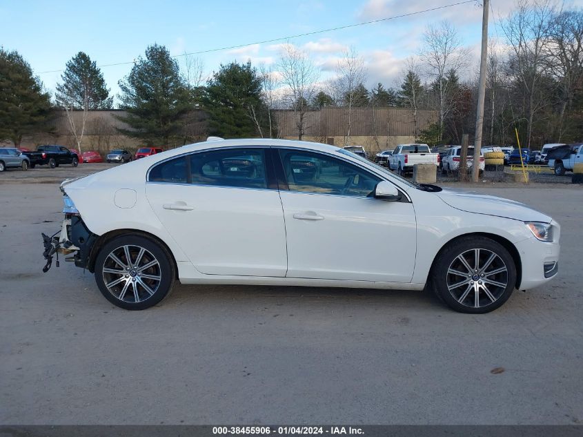 2016 VOLVO S60 INSCRIPTION T5 DRIVE-E PLATINUM LYV402FM3GB093665