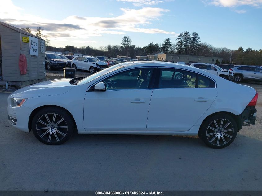 2016 VOLVO S60 INSCRIPTION T5 DRIVE-E PLATINUM LYV402FM3GB093665