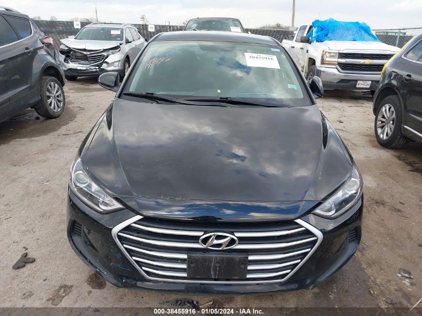 2018 HYUNDAI ELANTRA SEL - KMHD84LF0JU705940