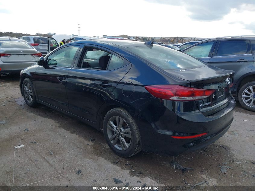 2018 HYUNDAI ELANTRA SEL - KMHD84LF0JU705940