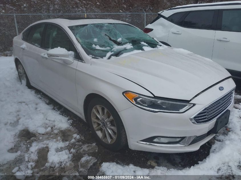 2017 FORD FUSION SE - 3FA6P0HD6HR115703