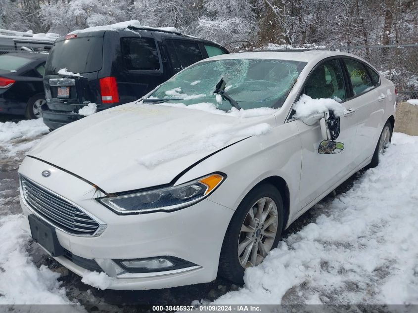 2017 FORD FUSION SE - 3FA6P0HD6HR115703