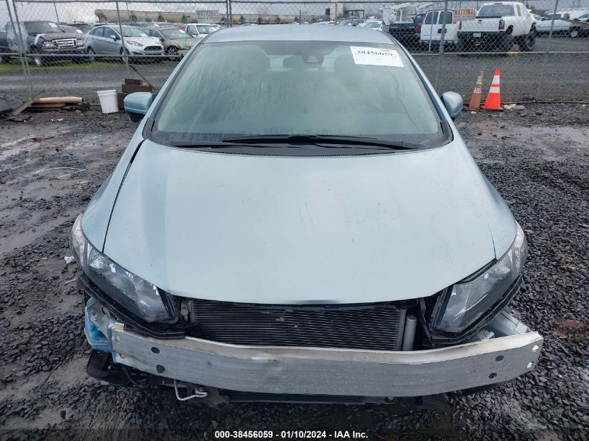 2014 HONDA CIVIC HYBRID - 19XFB4F27EE201672