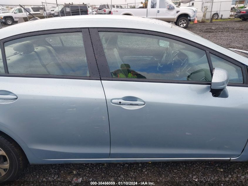 2014 HONDA CIVIC HYBRID - 19XFB4F27EE201672