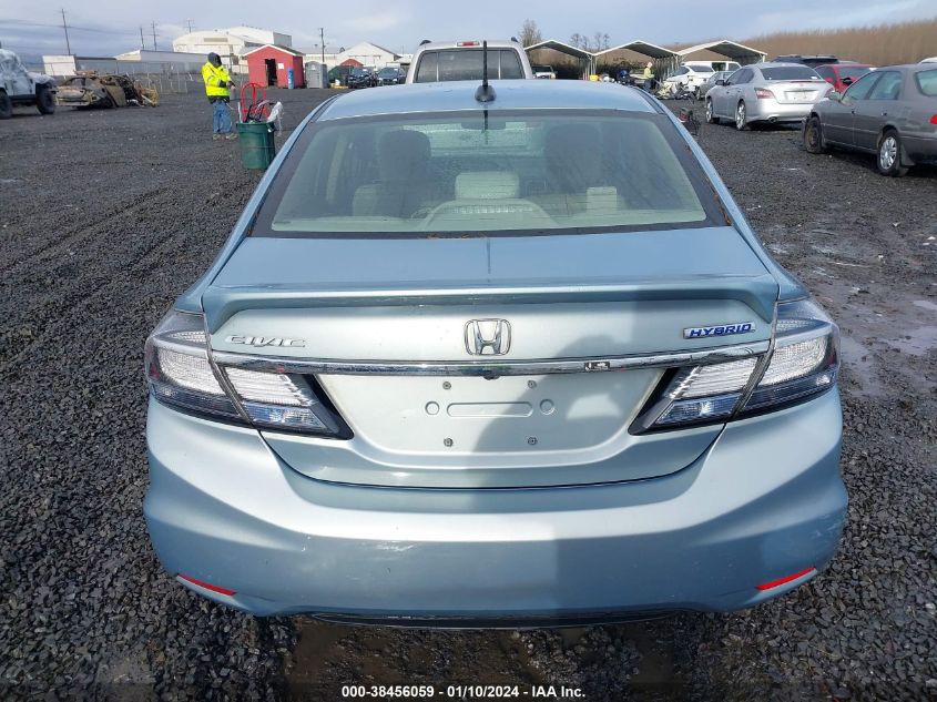 2014 HONDA CIVIC HYBRID - 19XFB4F27EE201672