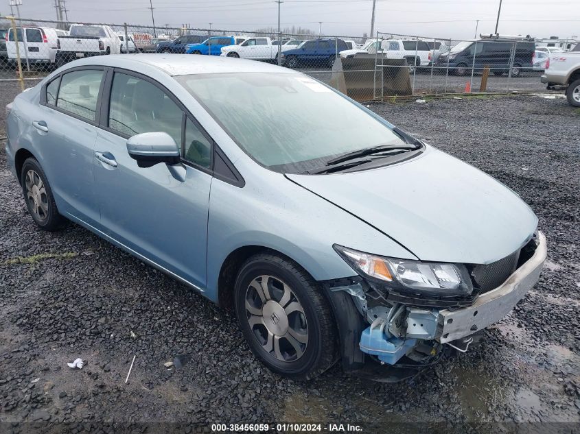 2014 HONDA CIVIC HYBRID - 19XFB4F27EE201672