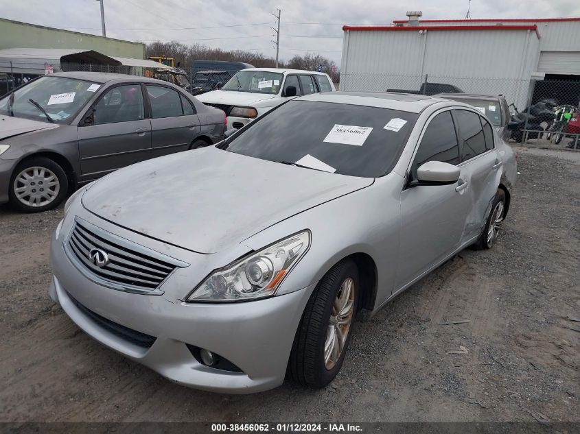 2013 INFINITI G37X - JN1CV6AR1DM766092