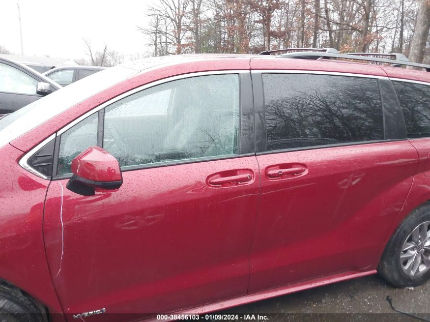 2021 TOYOTA SIENNA LE - 5TDKRKEC3MS073881
