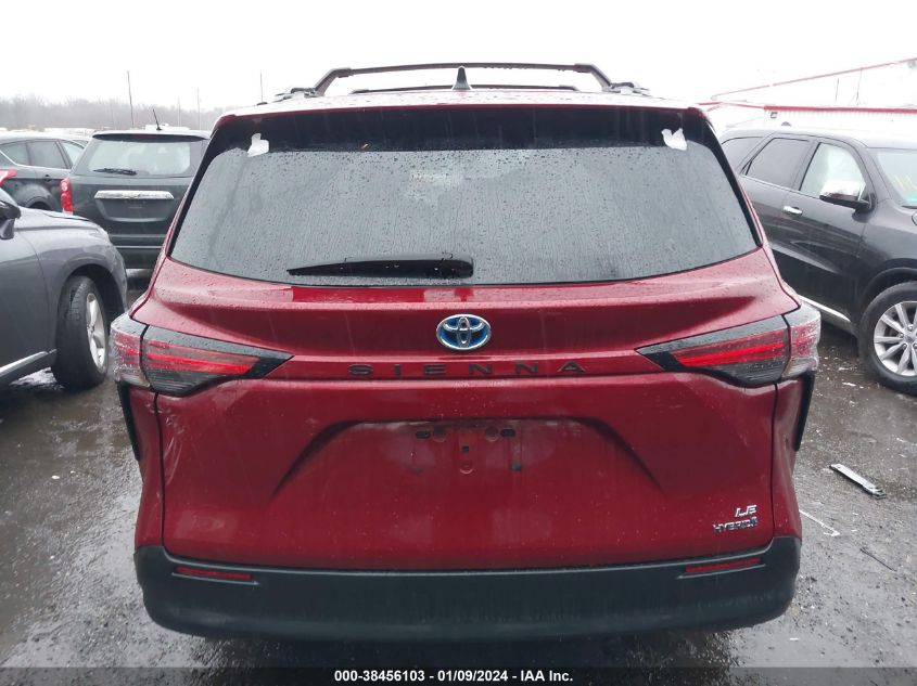2021 TOYOTA SIENNA LE - 5TDKRKEC3MS073881