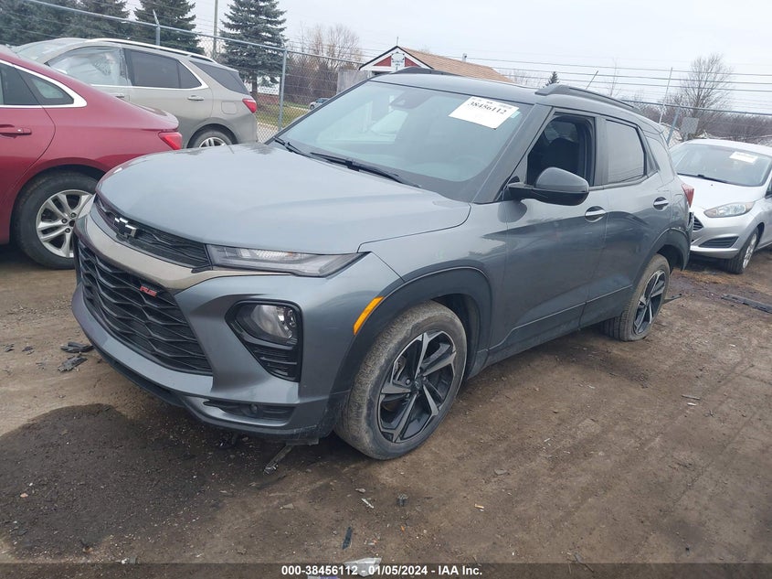 VIN KL79MTSL6NB008312 2022 CHEVROLET TRAILBLAZER RS