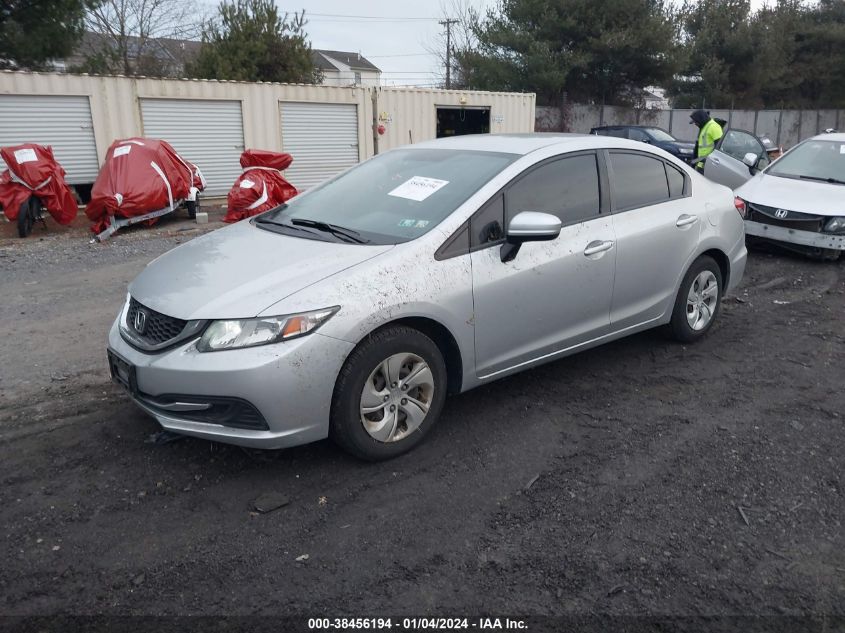 2015 HONDA CIVIC LX - 19XFB2F50FE204381