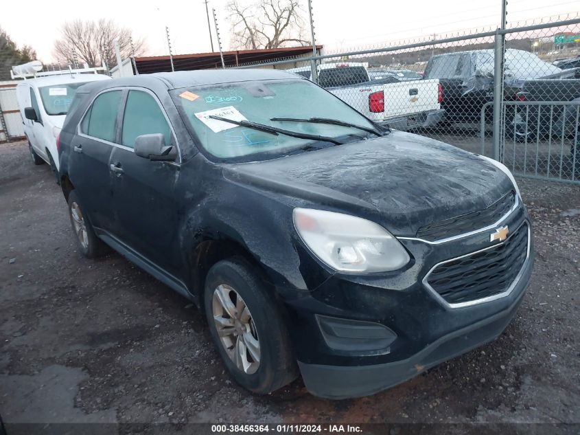 2016 CHEVROLET EQUINOX LS - 2GNALBEK8G1110639