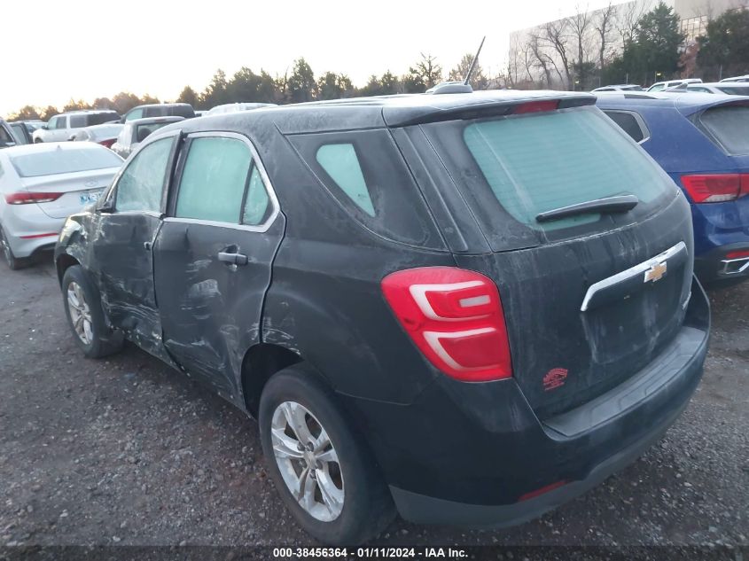 2016 CHEVROLET EQUINOX LS - 2GNALBEK8G1110639