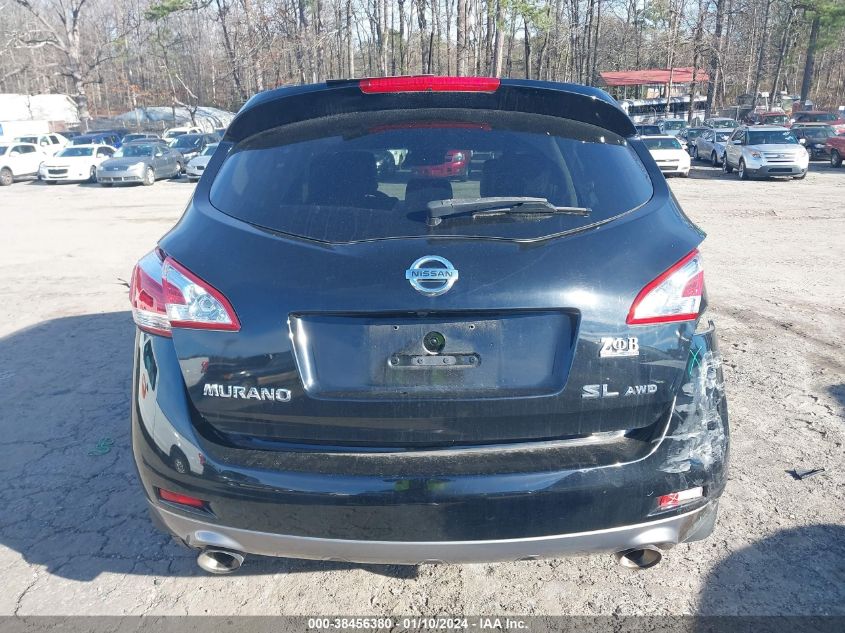 2014 NISSAN MURANO SL - JN8AZ1MW2EW504489