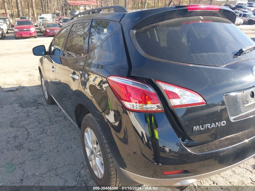 2014 NISSAN MURANO SL - JN8AZ1MW2EW504489