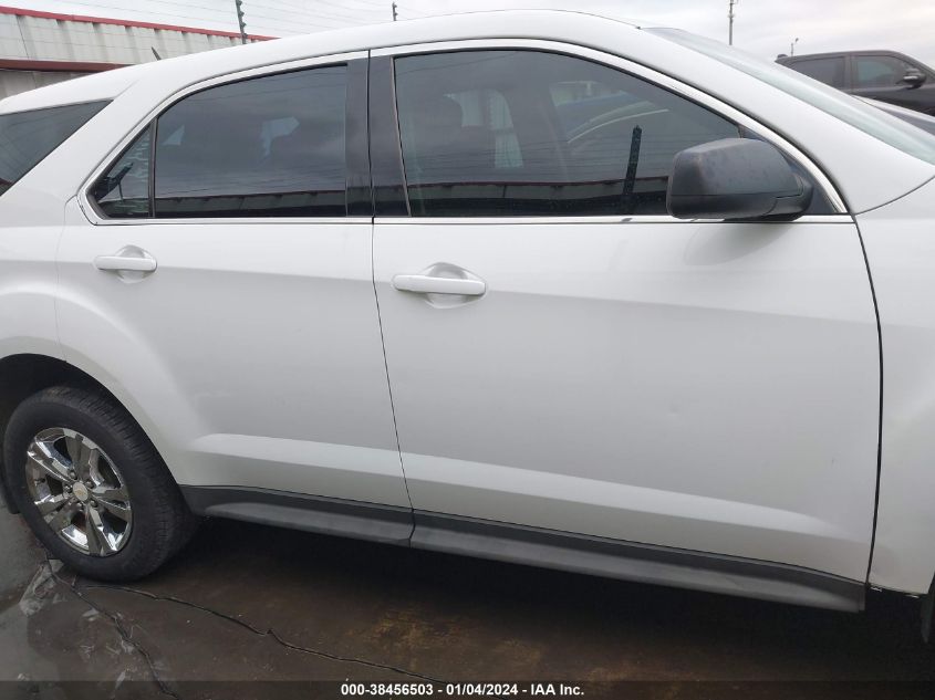 2013 CHEVROLET EQUINOX LS - 1GNALBEK6DZ104390