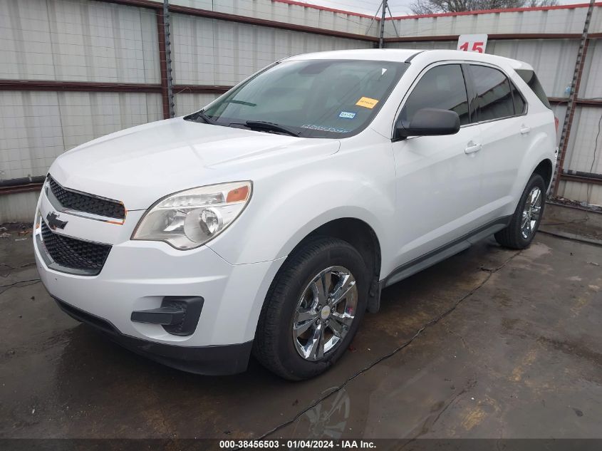 2013 CHEVROLET EQUINOX LS - 1GNALBEK6DZ104390