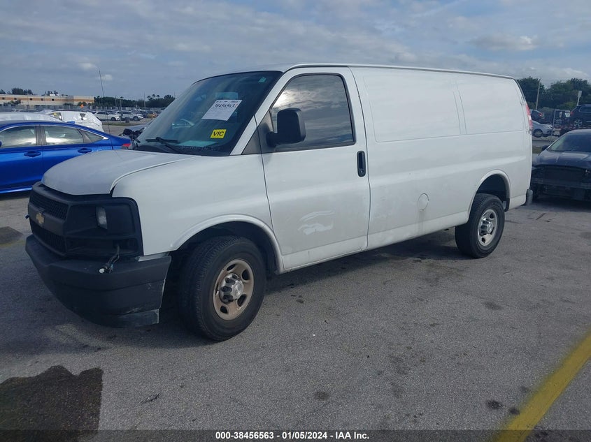 VIN 1GCWGAFF4H1346405 2017 CHEVROLET EXPRESS 2500 WORK VAN