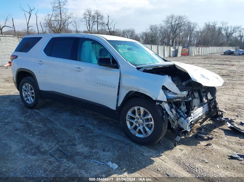 2022 CHEVROLET TRAVERSE FWD LS - 1GNERFKW5NJ180603