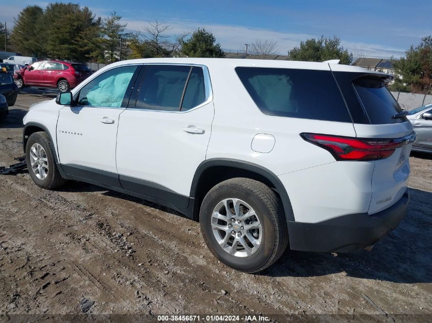 2022 CHEVROLET TRAVERSE FWD LS - 1GNERFKW5NJ180603