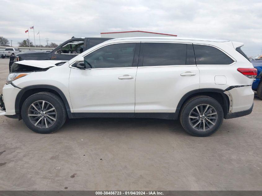 2019 TOYOTA HIGHLANDER XLE - 5TDKZRFH8KS320571