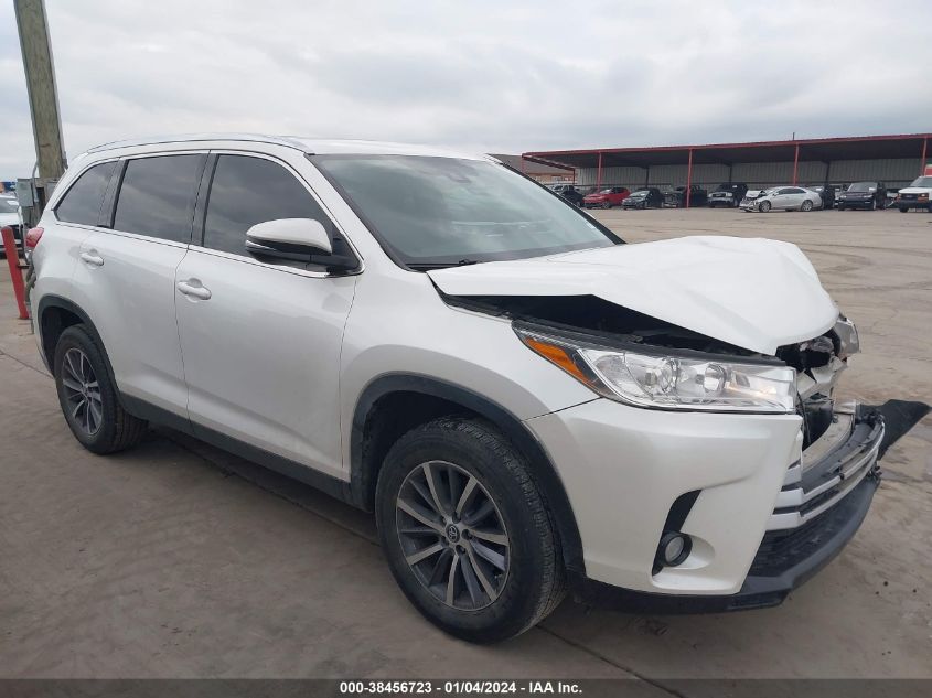 2019 TOYOTA HIGHLANDER XLE - 5TDKZRFH8KS320571