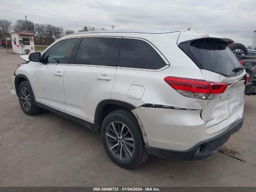 2019 TOYOTA HIGHLANDER XLE - 5TDKZRFH8KS320571