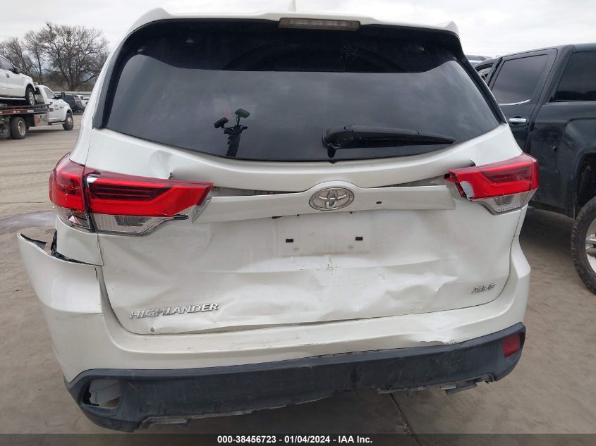 2019 TOYOTA HIGHLANDER XLE - 5TDKZRFH8KS320571