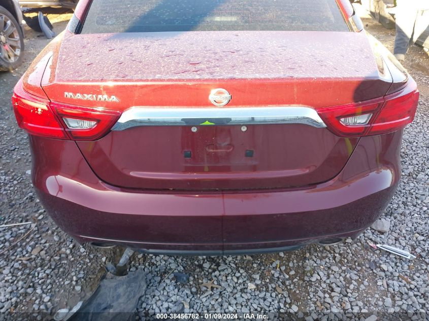 2017 NISSAN MAXIMA 3.5S/SV/SL/SR/PLAT - 1N4AA6AP2HC391605