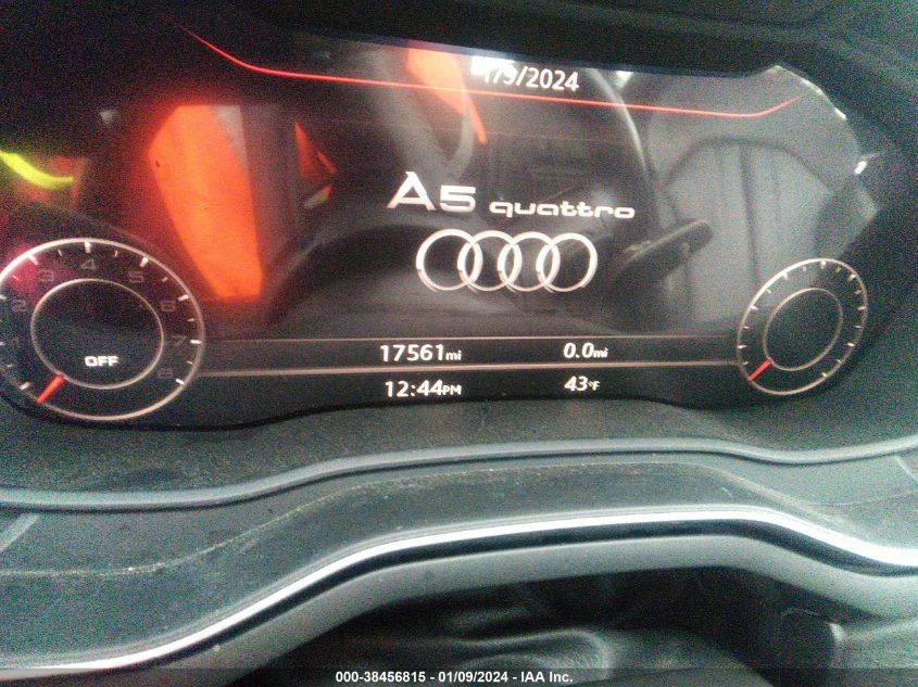 2019 AUDI A5 45 PREMIUM - WAUENCF51KA098171