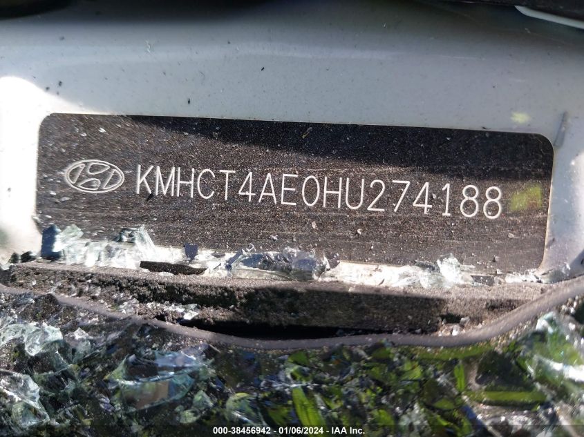 2017 HYUNDAI ACCENT SE - KMHCT4AE0HU274188