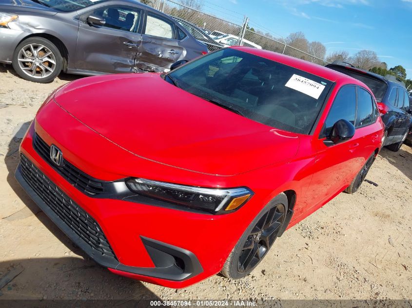 2022 HONDA CIVIC SPORT - 2HGFE2F51NH553349